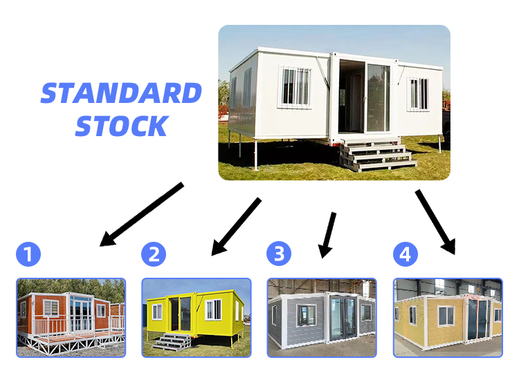 Low Cost Extendable Folding Container House Prefabricated Design for Mobile Living in Nepal manufacture