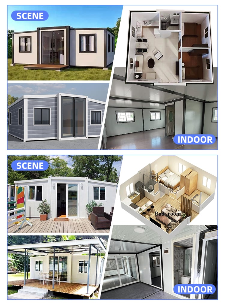 Low Cost Extendable Folding Container House Prefabricated Design for Mobile Living in Nepal details