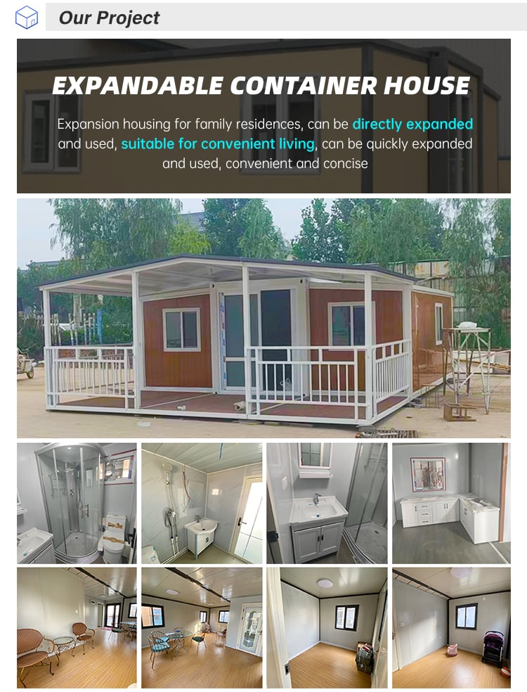 Low Cost Extendable Folding Container House Prefabricated Design for Mobile Living in Nepal supplier