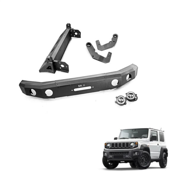 Upgrade your Jimny's off-road capability with a heavy-duty front bumper