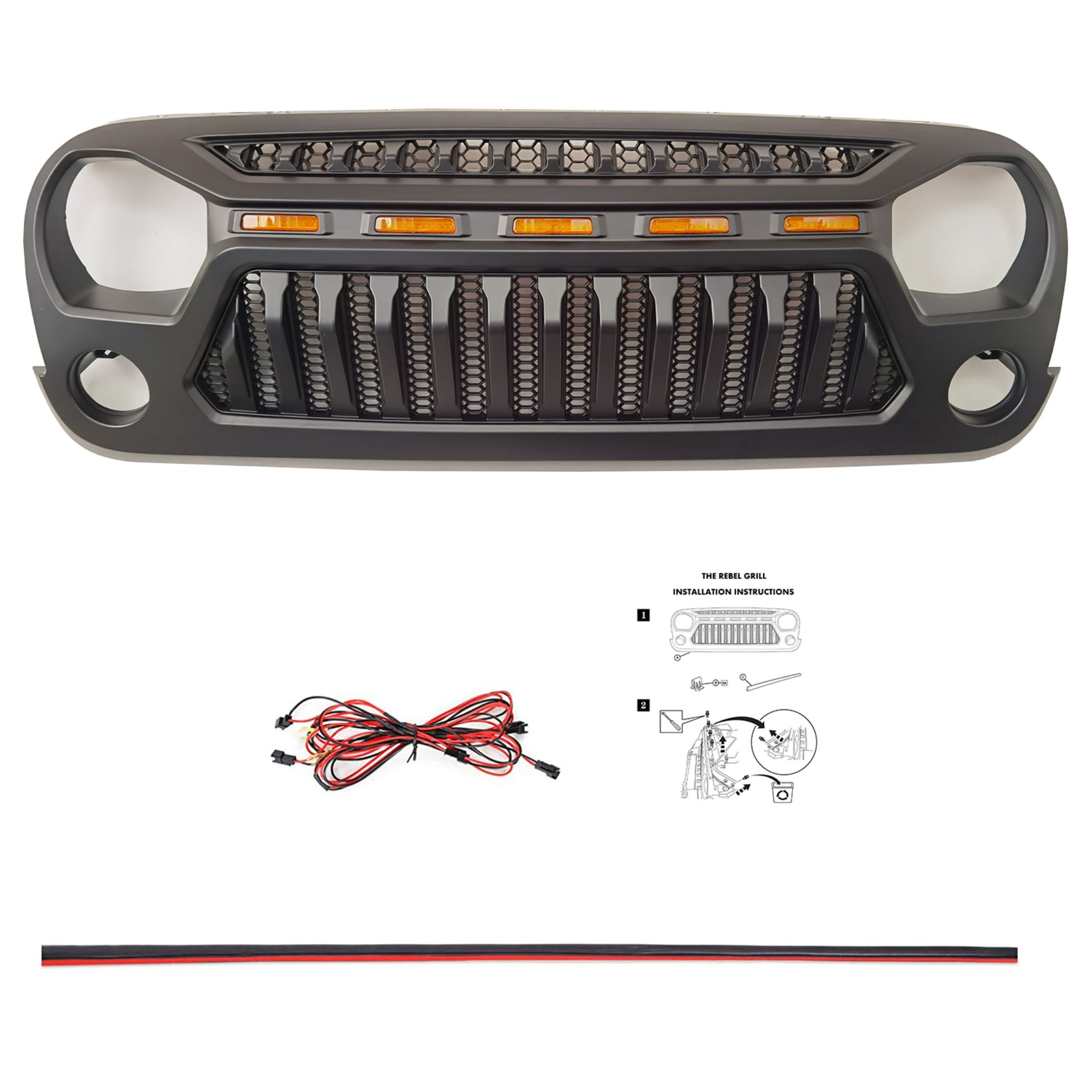 Spedking skjaldborg fyrir Jeep Wrangler JK