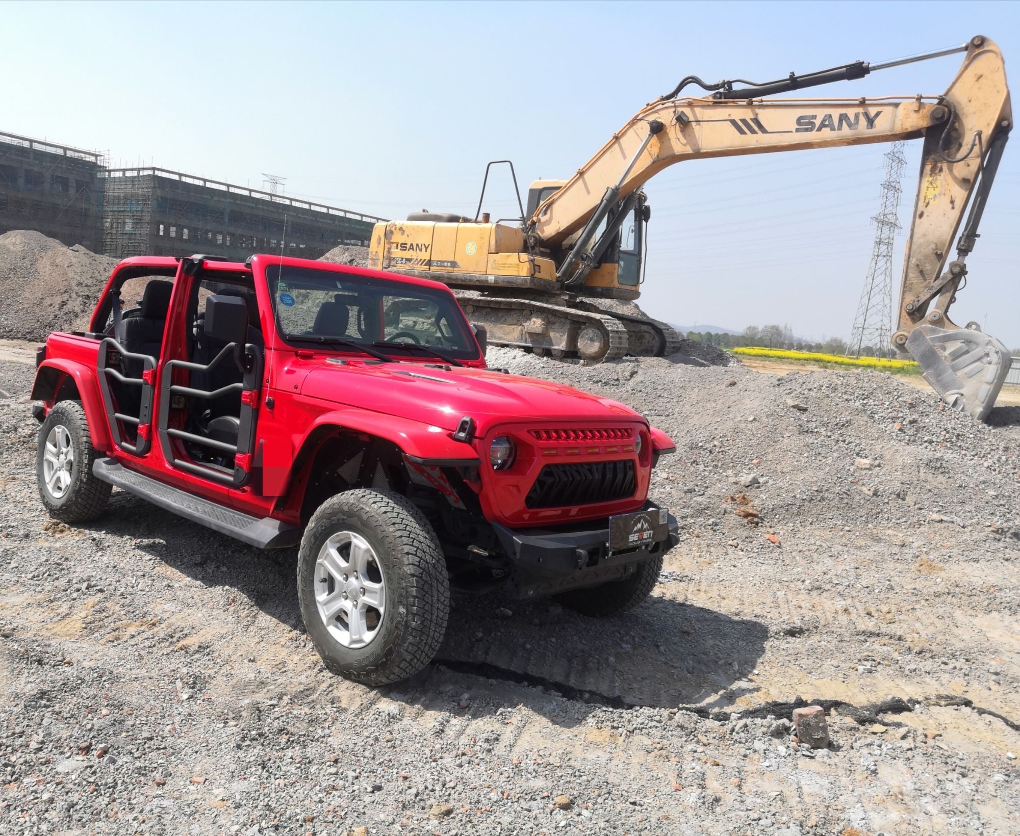 Spedking New Innovations Poloviční Dveře pro Jeep Wrangler JL