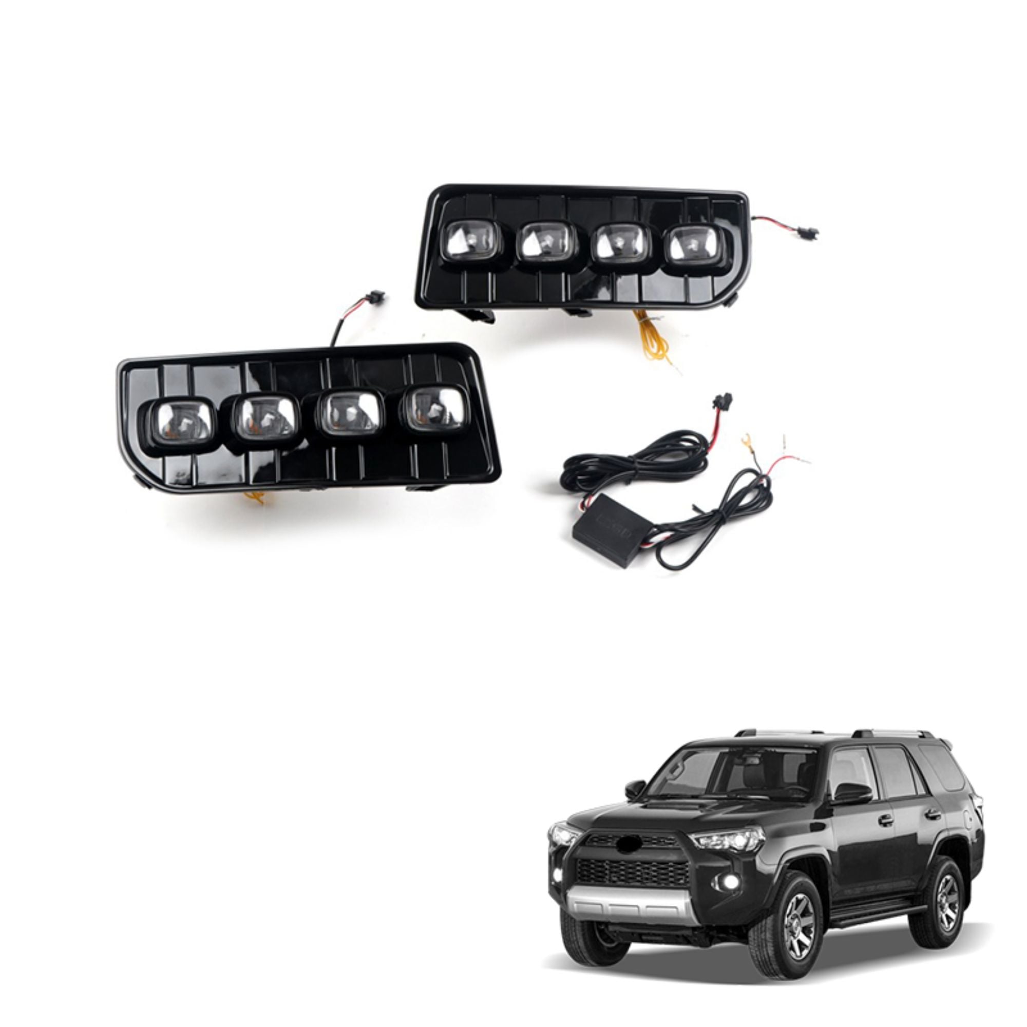 Spedking ফোর TOYOTA 2014-2023 4RUNNER FOG LIGHT WITH COVER