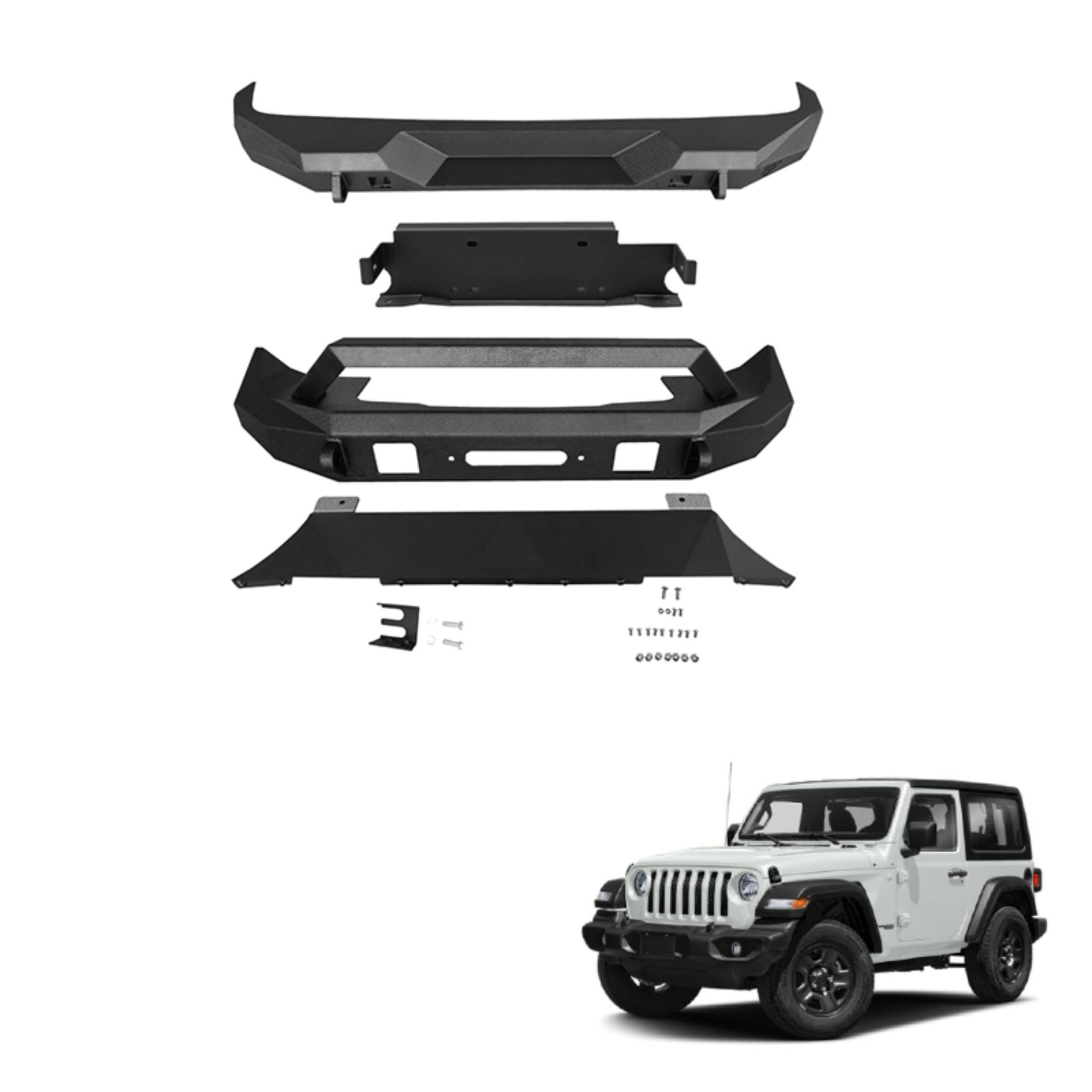 Spedking grosist Front bumper til Jeep Wrangler JL