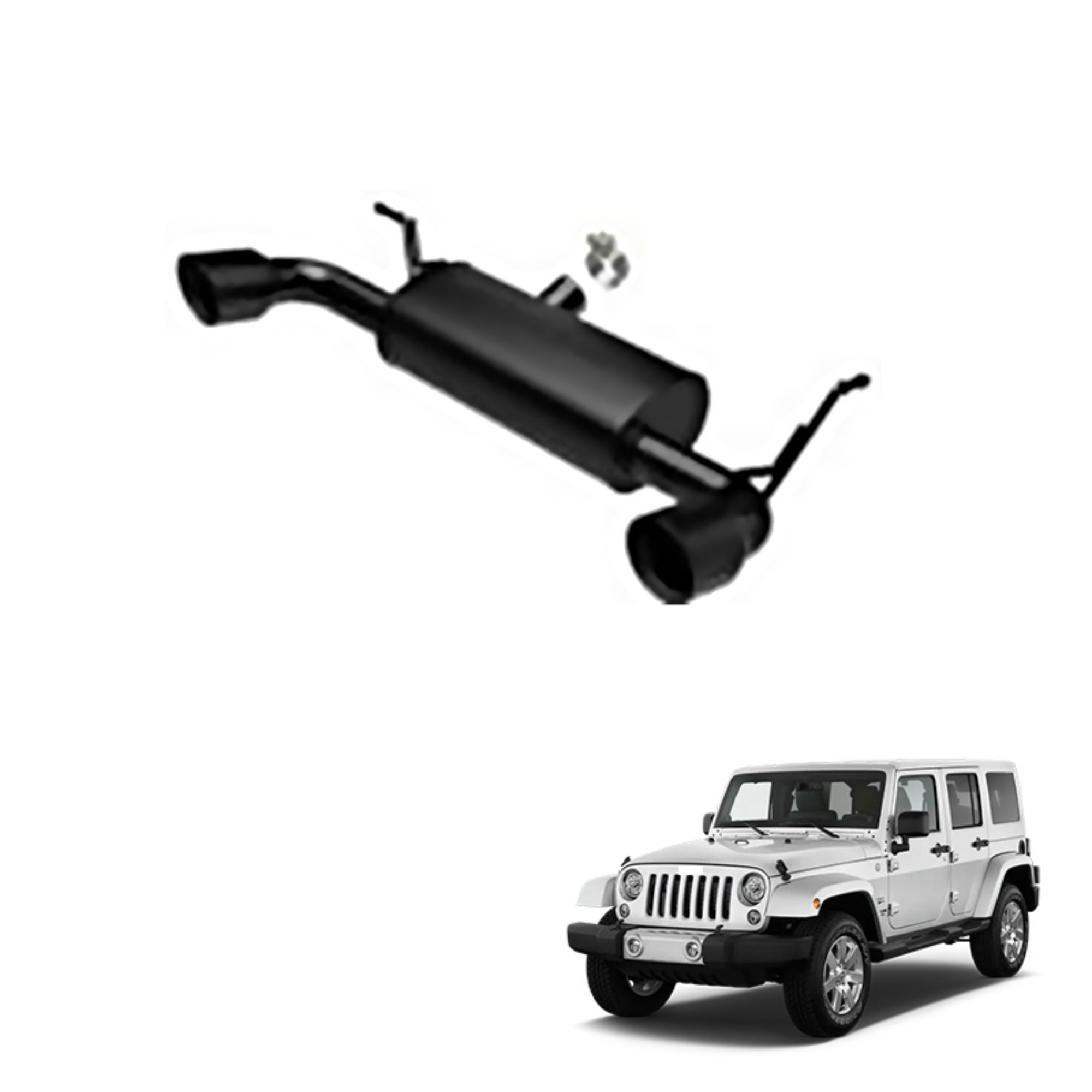 Spedking High Quality Wholesale Exhaust for Jeep Wrangler JK