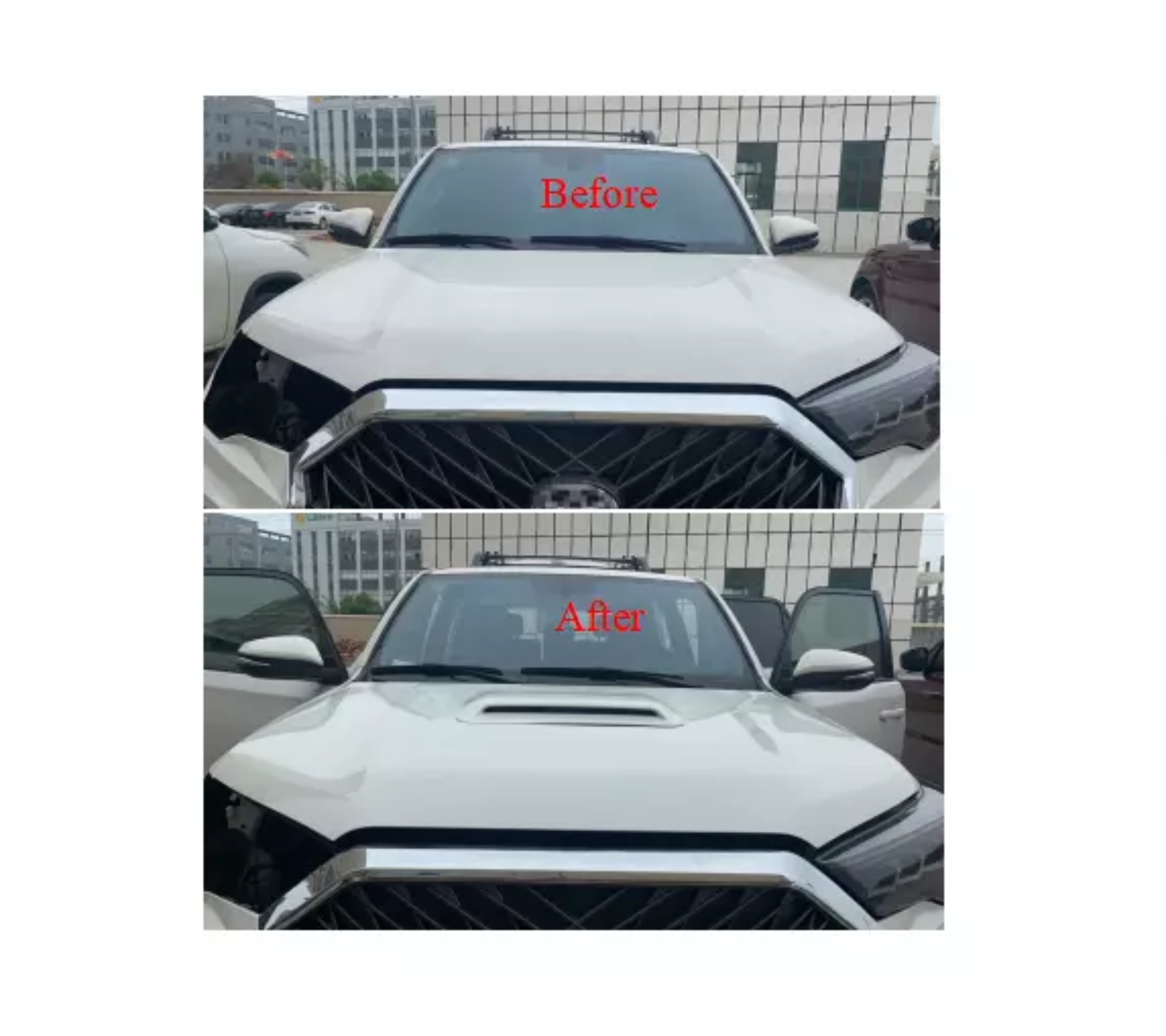Upgrade Your Tundra's Look with the Striking and Striking Chrome-Finished Grille