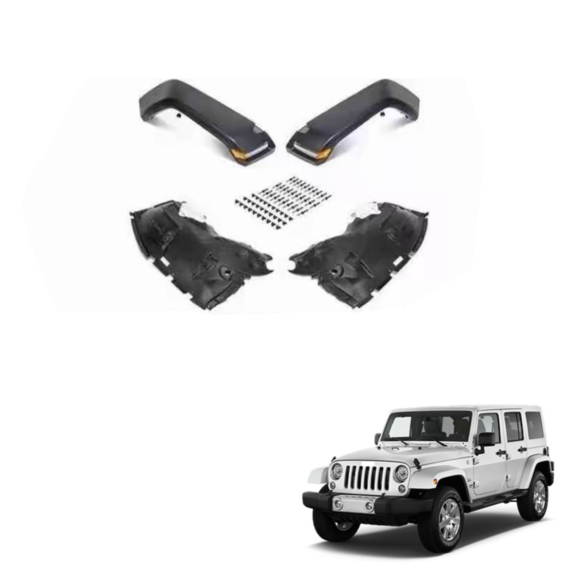 Spedking JK إلى JL fender مع الجزء الداخلي للـ fender لـ Jeep Wrangler JK