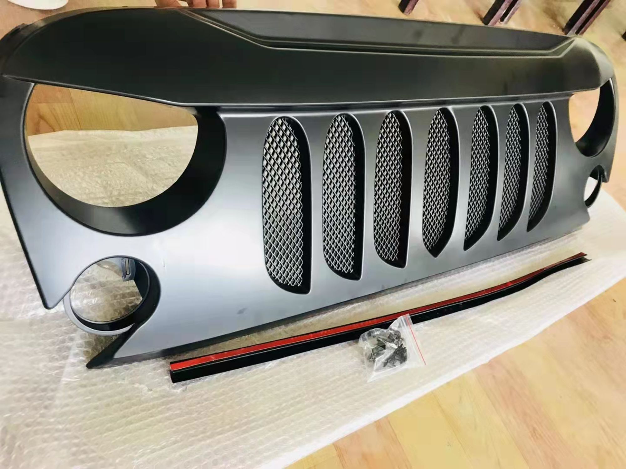 Customize your Jeep's front-end with a variety of JK Grill options