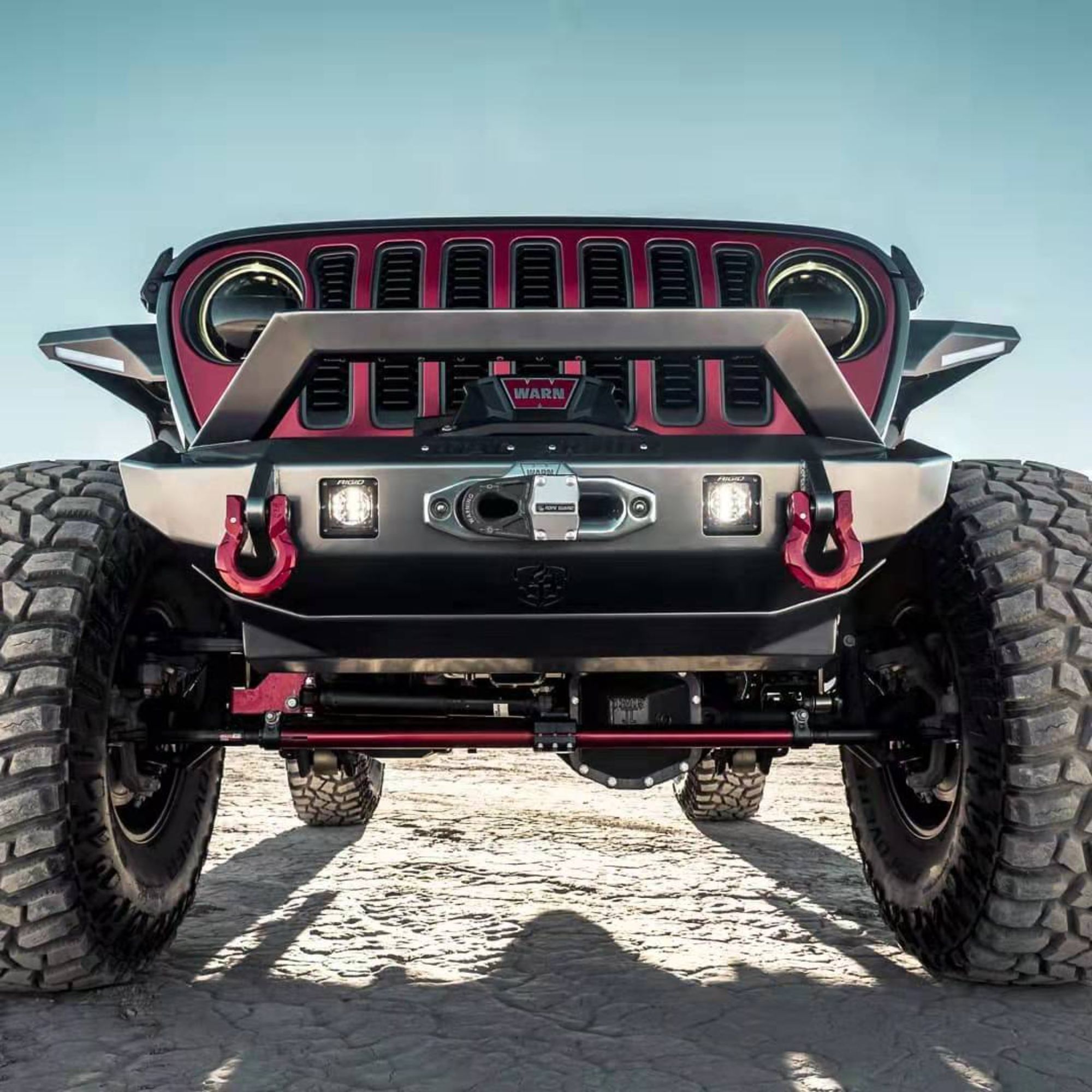 Spedking W hurtowie przednia bumpera dla Jeep Wrangler JL