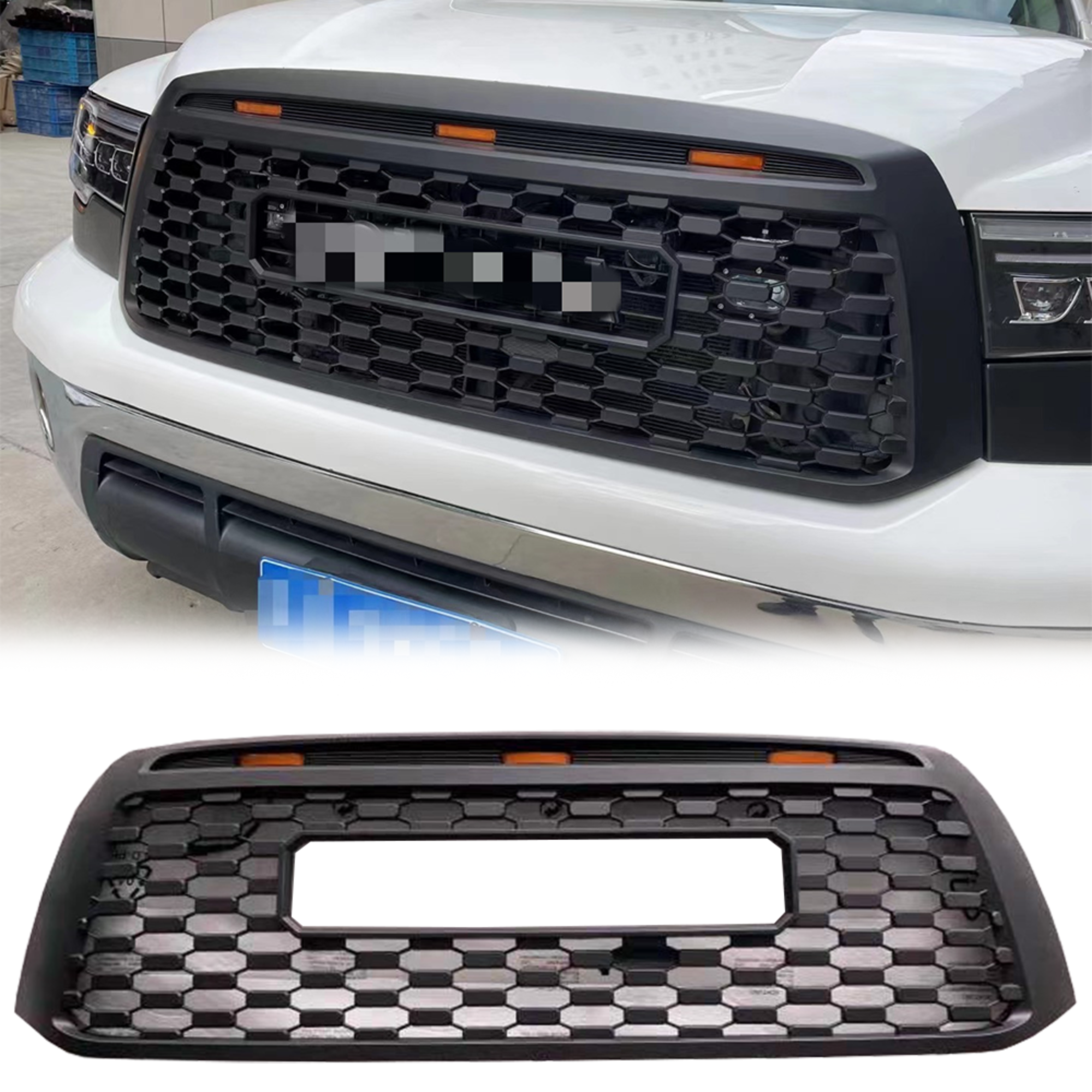 Spedking TOYOTA 2007-2013 TUNDRA GRILL WITH LIGHT জন্য