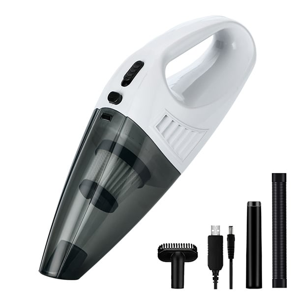 Say goodbye to bulky, heavy vacuums with a hand-held vacuum cleaner.