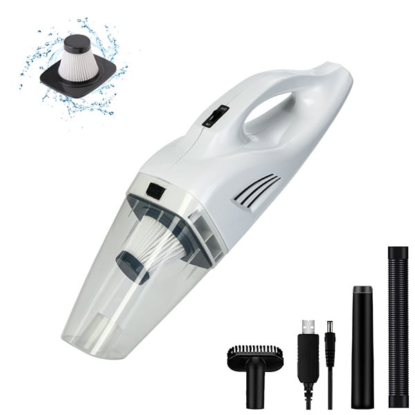 The hand vacuum cleaner for on-the-go cleanups.