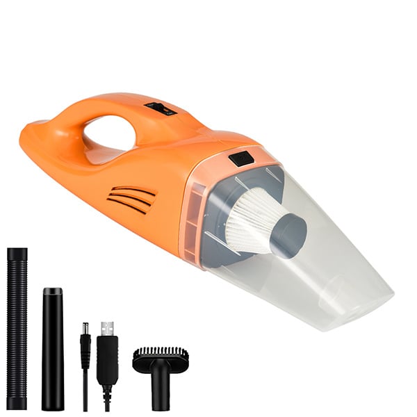 Get rid of hard-to-reach debris with versatile handheld vacuum