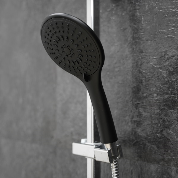 Feel refreshed and rejuvenated with our powerful chrome hand held shower head