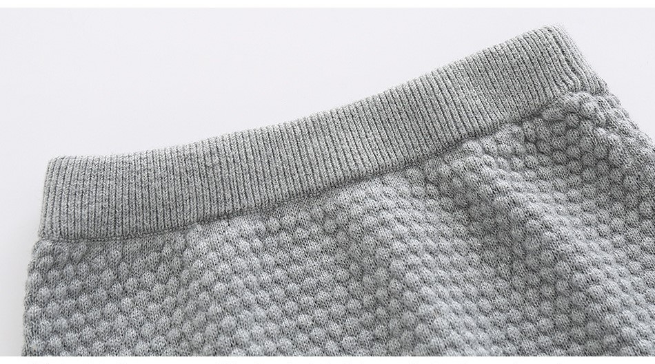 Green Horizon High Quality 100% cotton Long-Sleeve baby dresses three-dimensional knitting baby clothing sets details