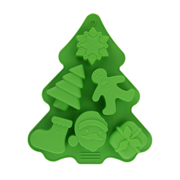 Spread Christmas cheer with tree-shaped treats baked with our molds.