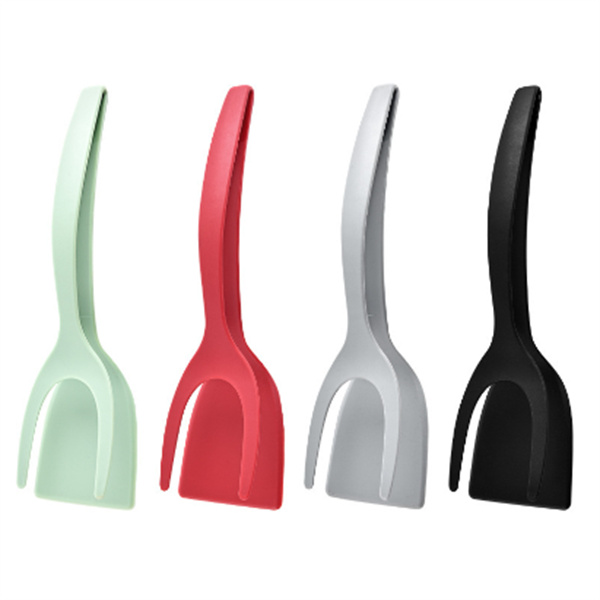 Say Goodbye to Clunky Kitchen Utensils with the 2-in-1 Spatula Tongs