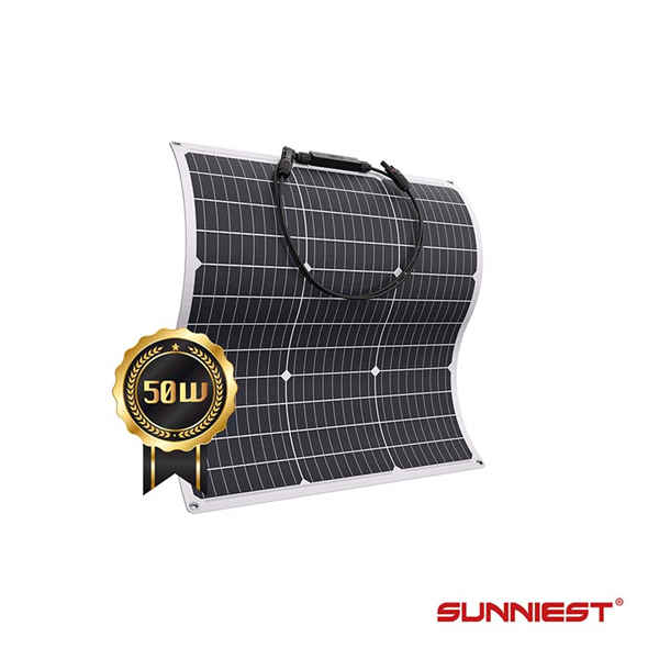 Power Up Your Next Adventure with the Flexible 50W Solar Panel