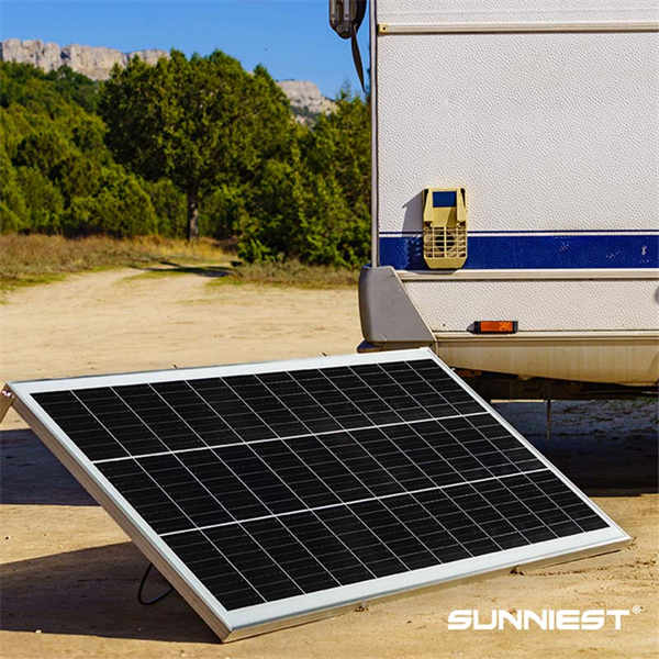 The 100 watt PV panel.