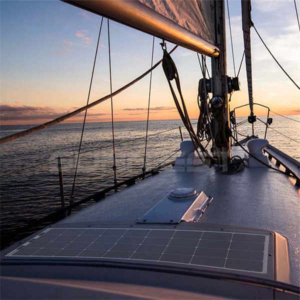 Harness the sun's power with a compact marine solar panel ki
