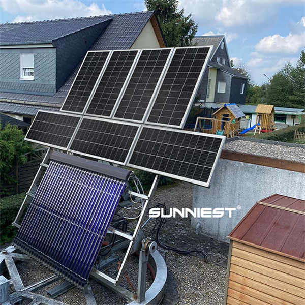 Solpaneler for varmvannsvarmere i miljøvennlige hjem