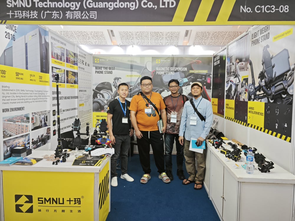 SMNU at the 2024 Jakarta International Motorcycle Show in Indonesia