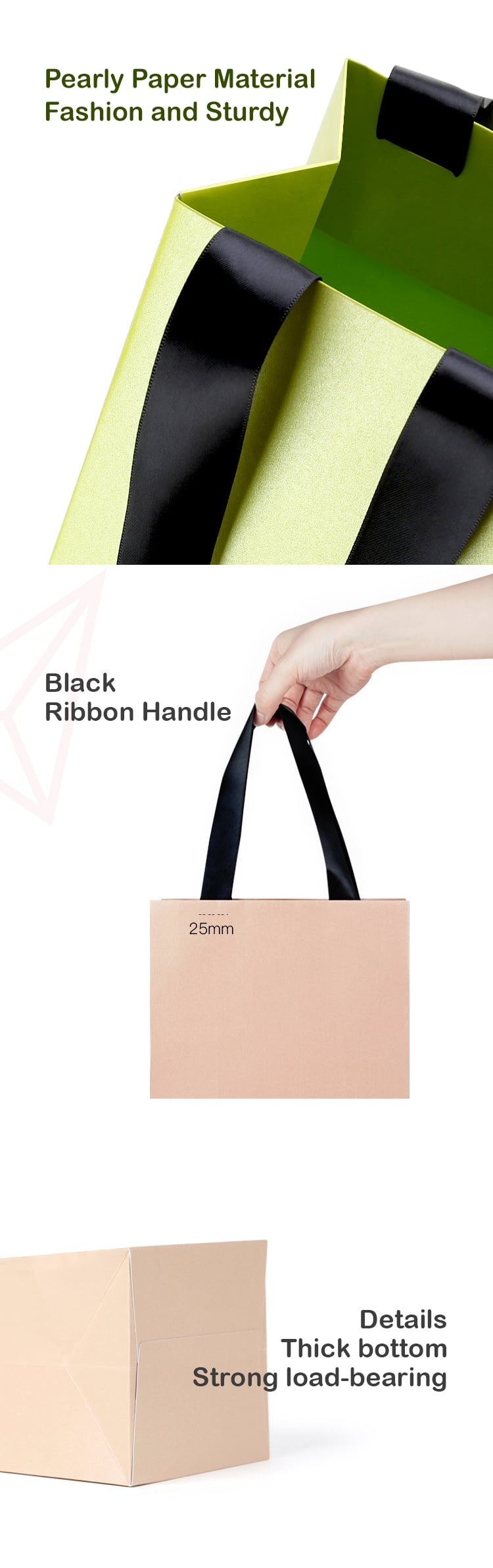 Wholesales Luxury Custom Logo Printed Cheap Recycled Food Packaging Shopping Paper Bag With Handles details