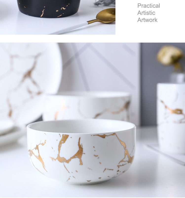 Popular Wedding Tableware Sets nordic plate Plate Bowl Cup Ceramic Dinner Set Dinnerware manufacture
