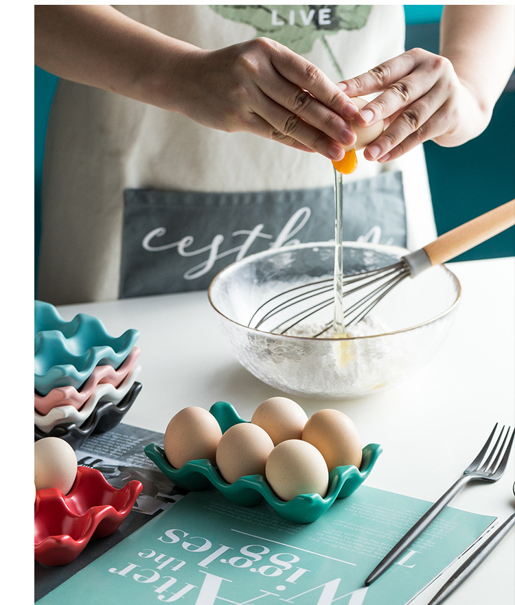 Wholesale high quality egg cup holder set ceramic egg cup for Kitchen Accessories supplier