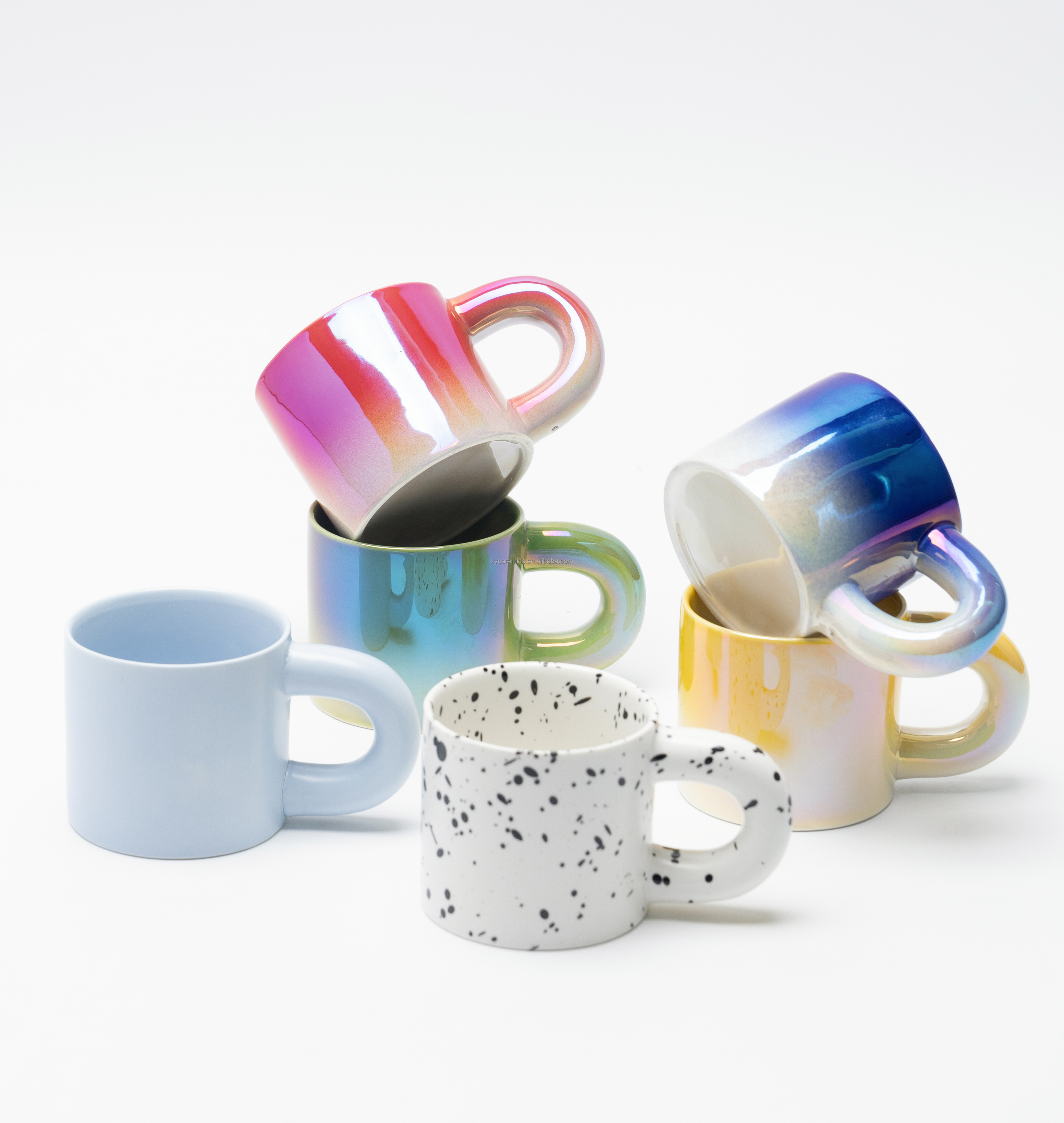 Nordic Ins Style Mini Novelty Ceramic Drinkware Cute Ceramic Mugs Novelty Gift Coffee Mug Coffee Cup Tea Cup Mug details