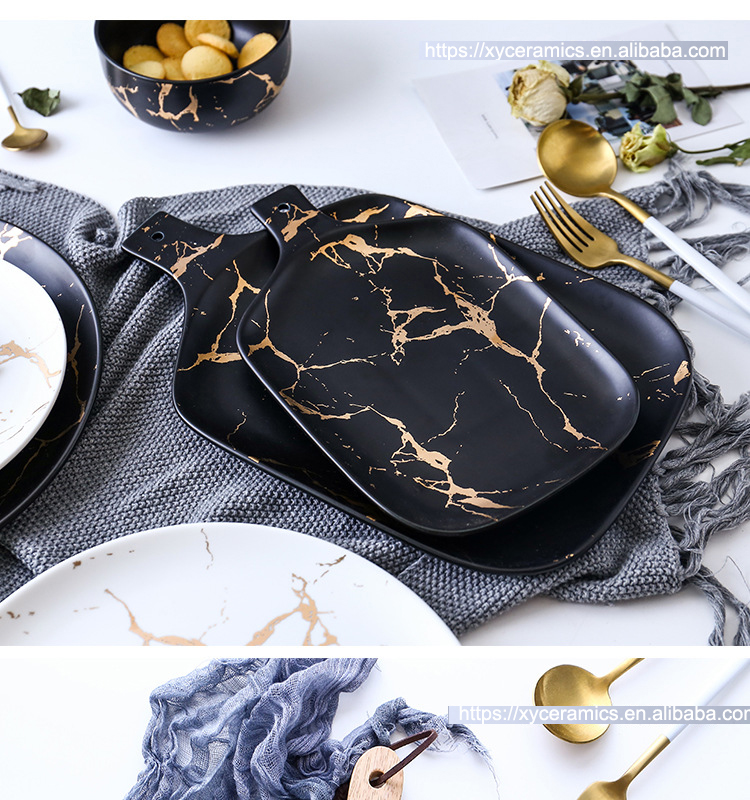 Popular Wedding Tableware Sets nordic plate Plate Bowl Cup Ceramic Dinner Set Dinnerware factory