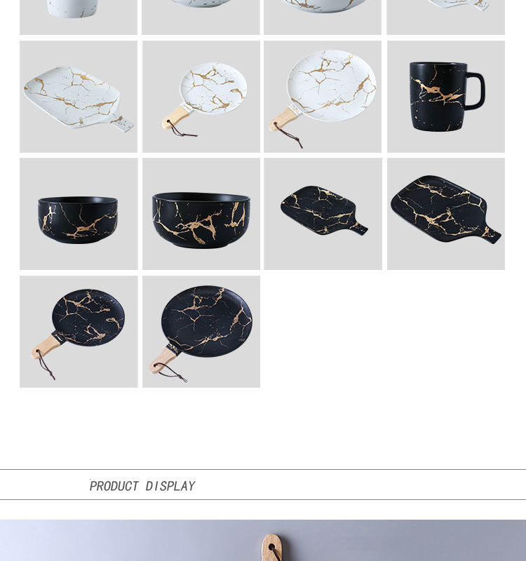 Popular Wedding Tableware Sets nordic plate Plate Bowl Cup Ceramic Dinner Set Dinnerware supplier