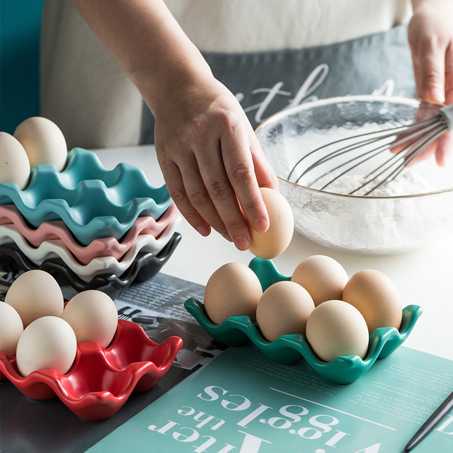 Wholesale high quality egg cup holder set ceramic egg cup for Kitchen Accessories details