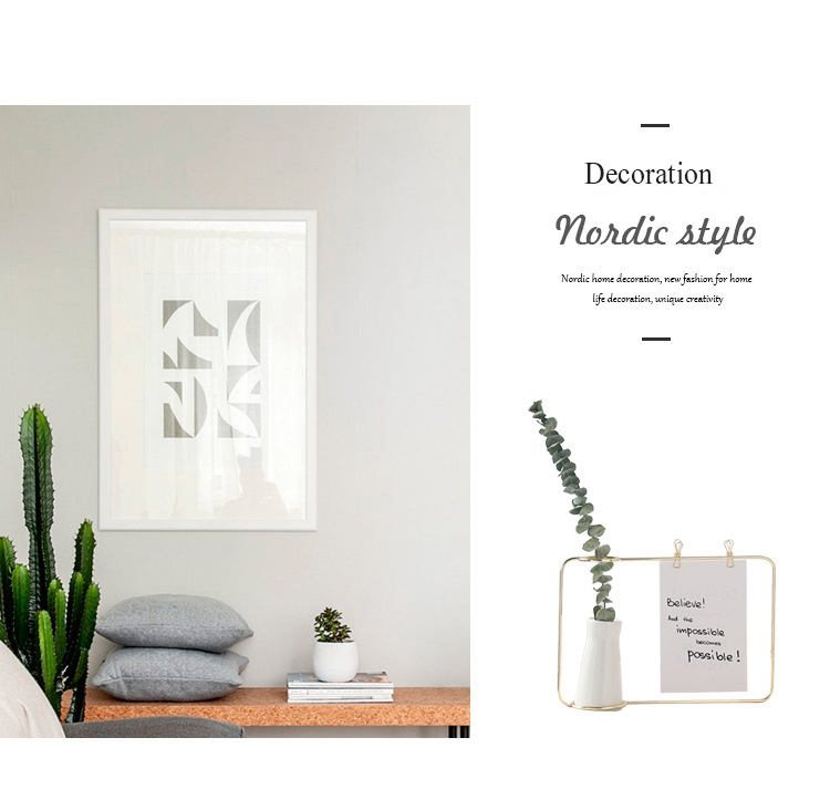 Nordic modern frames photo albums accessories picture frames ceramic vase manufacture