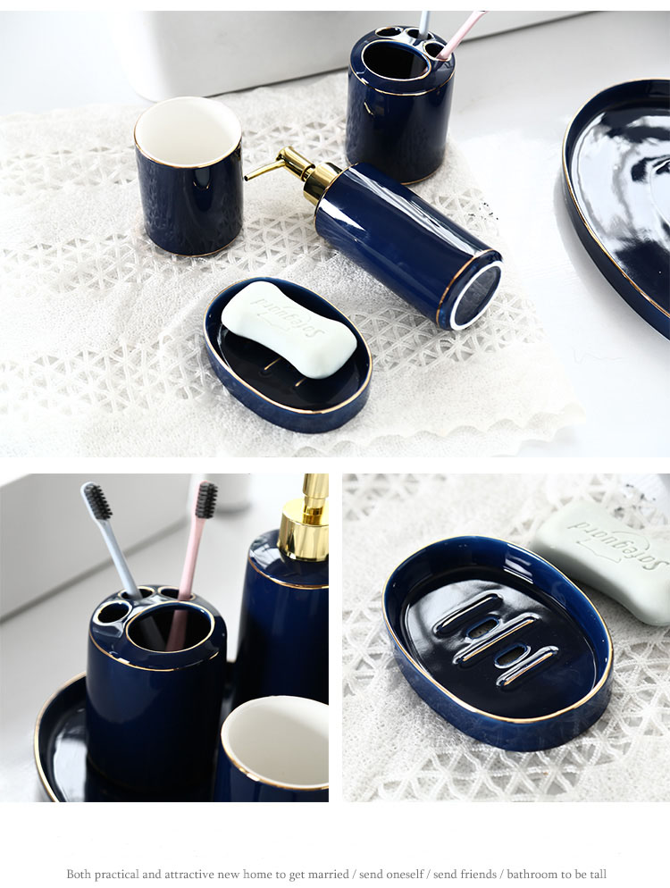Customized ceramic bathroom products sets bathroom accessories for hotel supplier