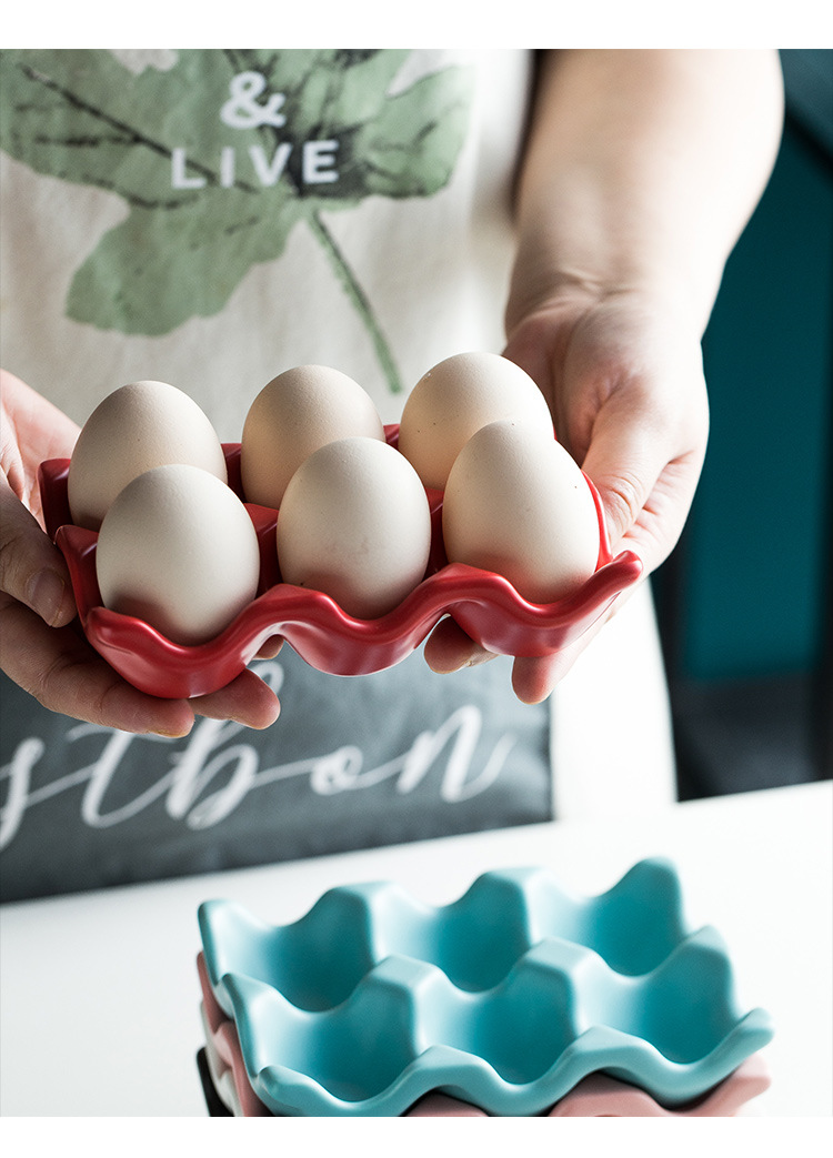 Wholesale high quality egg cup holder set ceramic egg cup for Kitchen Accessories details