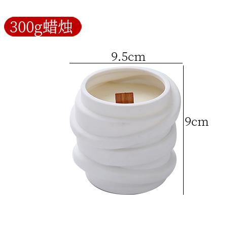 Unique irregular shape Indoor scented candle jar wholesale candle vessels bedroom sleeping companion gift details