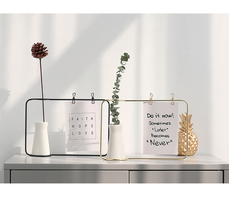 Nordic modern frames photo albums accessories picture frames ceramic vase supplier