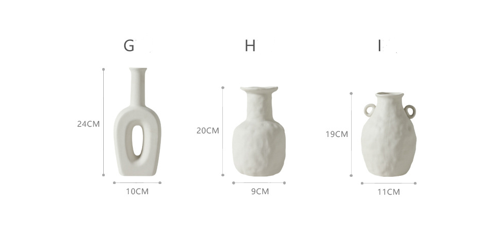 Custom Handmade High Quality Home Wedding Decor Multi Irregular Shape Design Nordic Style Ceramic Flower Vase supplier