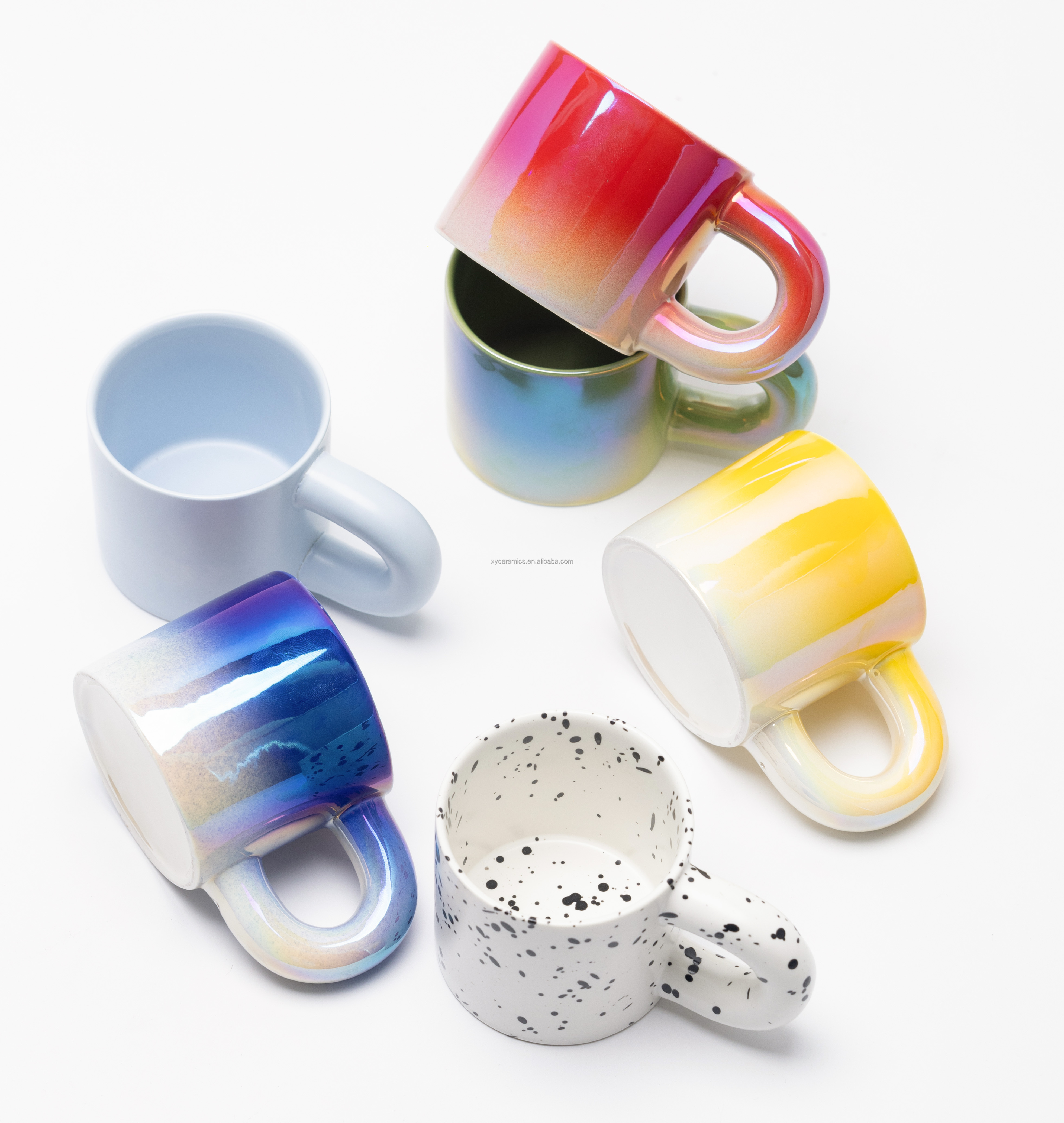 Nordic Ins Style Mini Novelty Ceramic Drinkware Cute Ceramic Mugs Novelty Gift Coffee Mug Coffee Cup Tea Cup Mug supplier