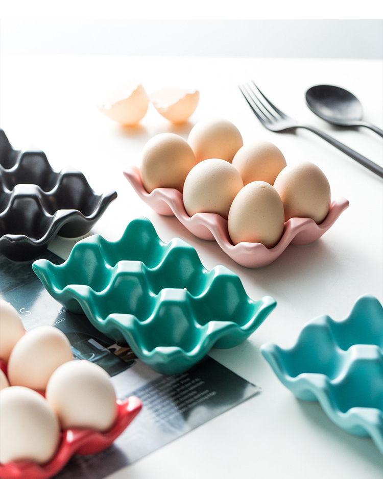 Wholesale high quality egg cup holder set ceramic egg cup for Kitchen Accessories supplier