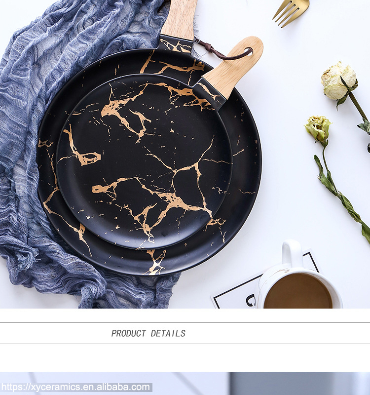 Popular Wedding Tableware Sets nordic plate Plate Bowl Cup Ceramic Dinner Set Dinnerware details