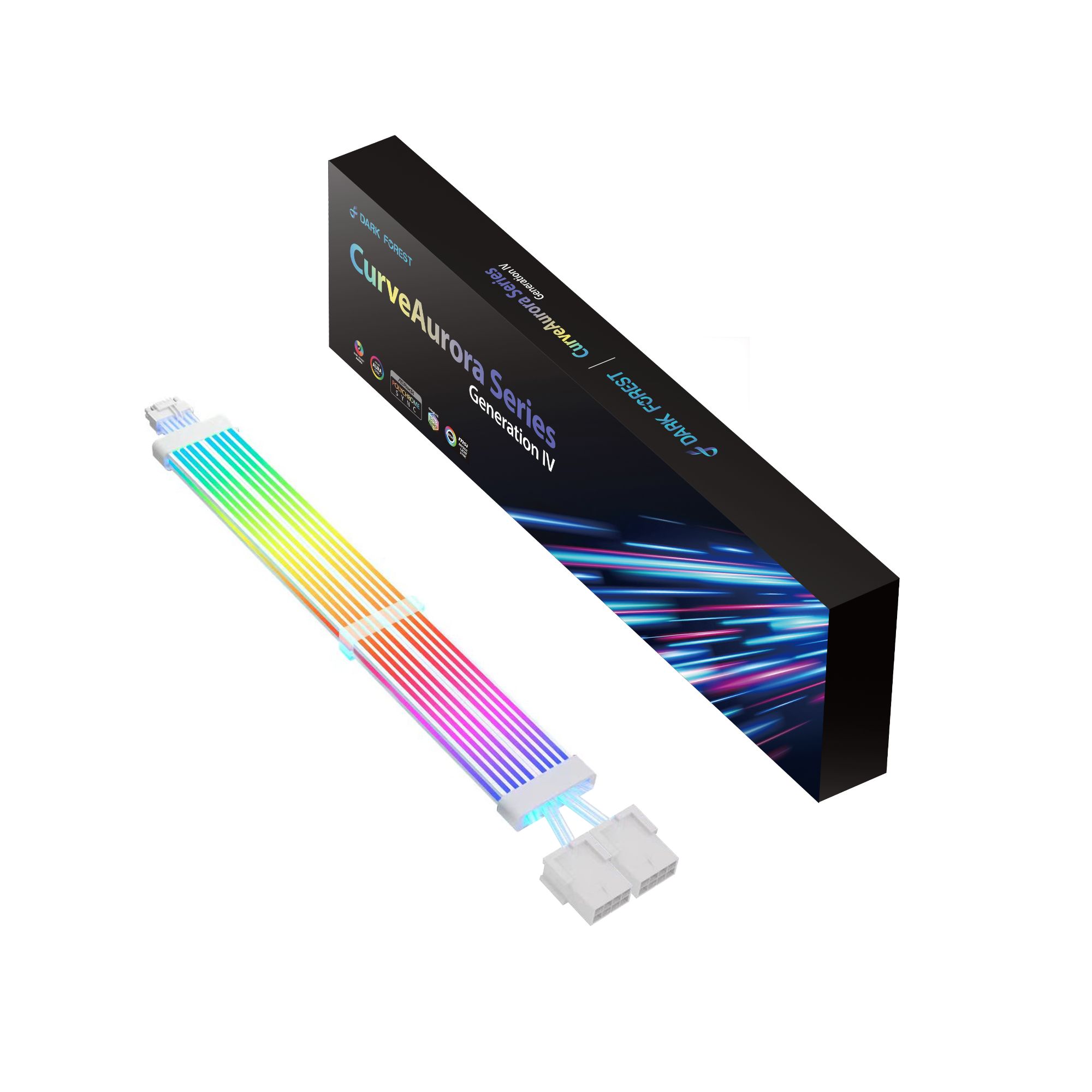 2×8PIN TO 12VHPWR  ARGB EXTENSION CABLE FOR GPU