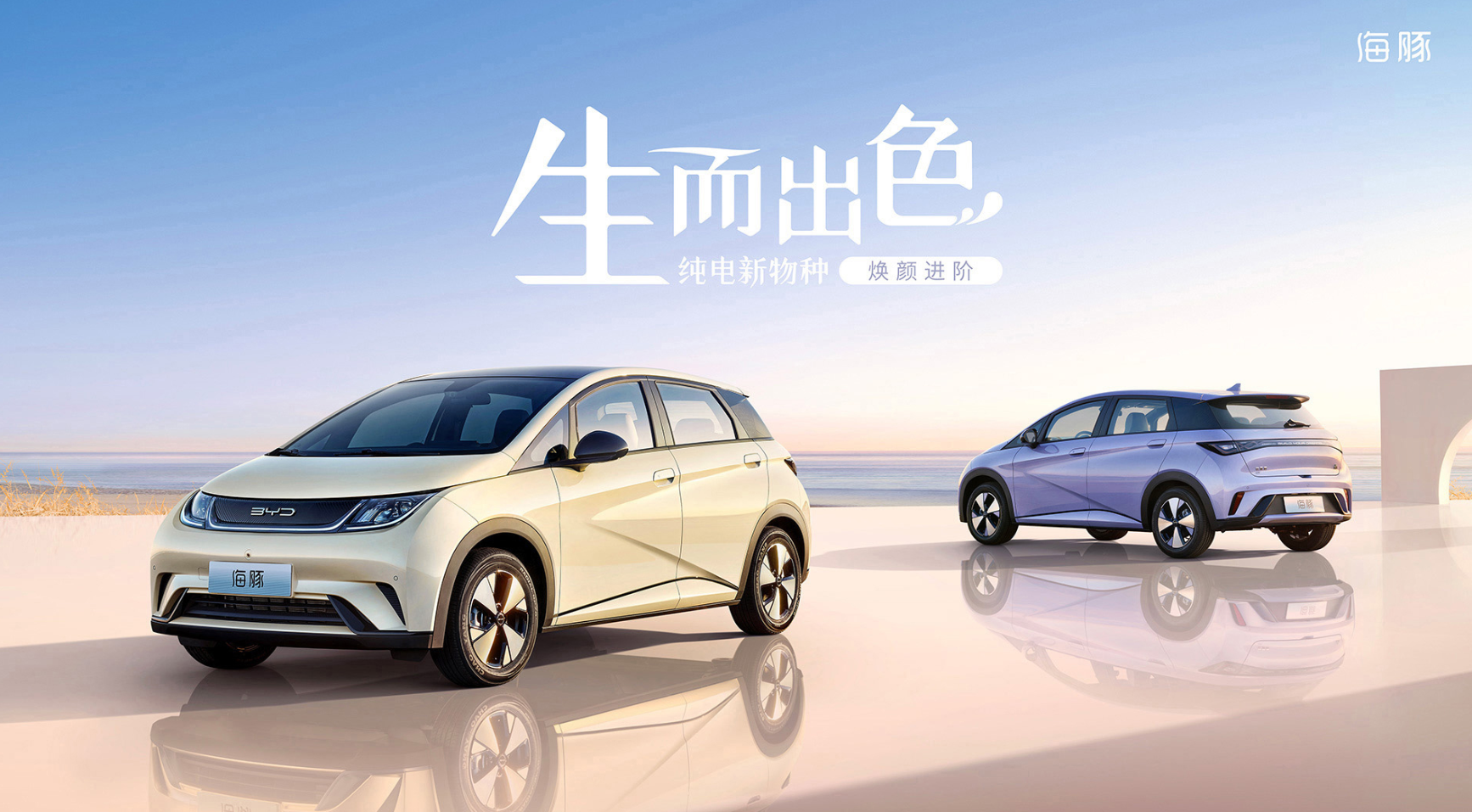 China hot model cheap BYD dolphin 2023 small car fast charge 0.5h Pure electric cruising range 420km new energy car factory