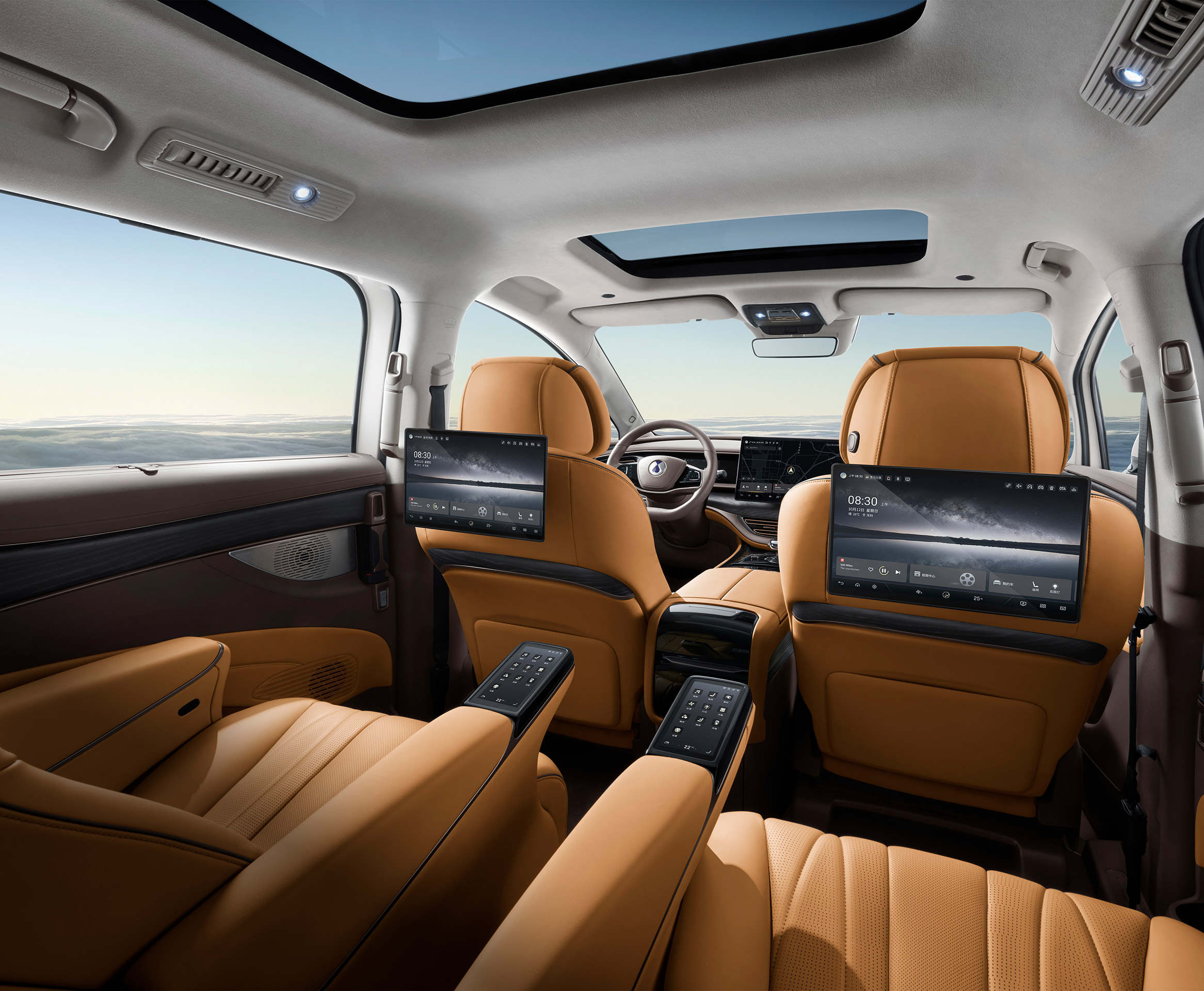 China Supplier Wholesale Denza D9 DM-i 1.1 Used MPV Car With Super Intelligent Interactive Cockpit factory