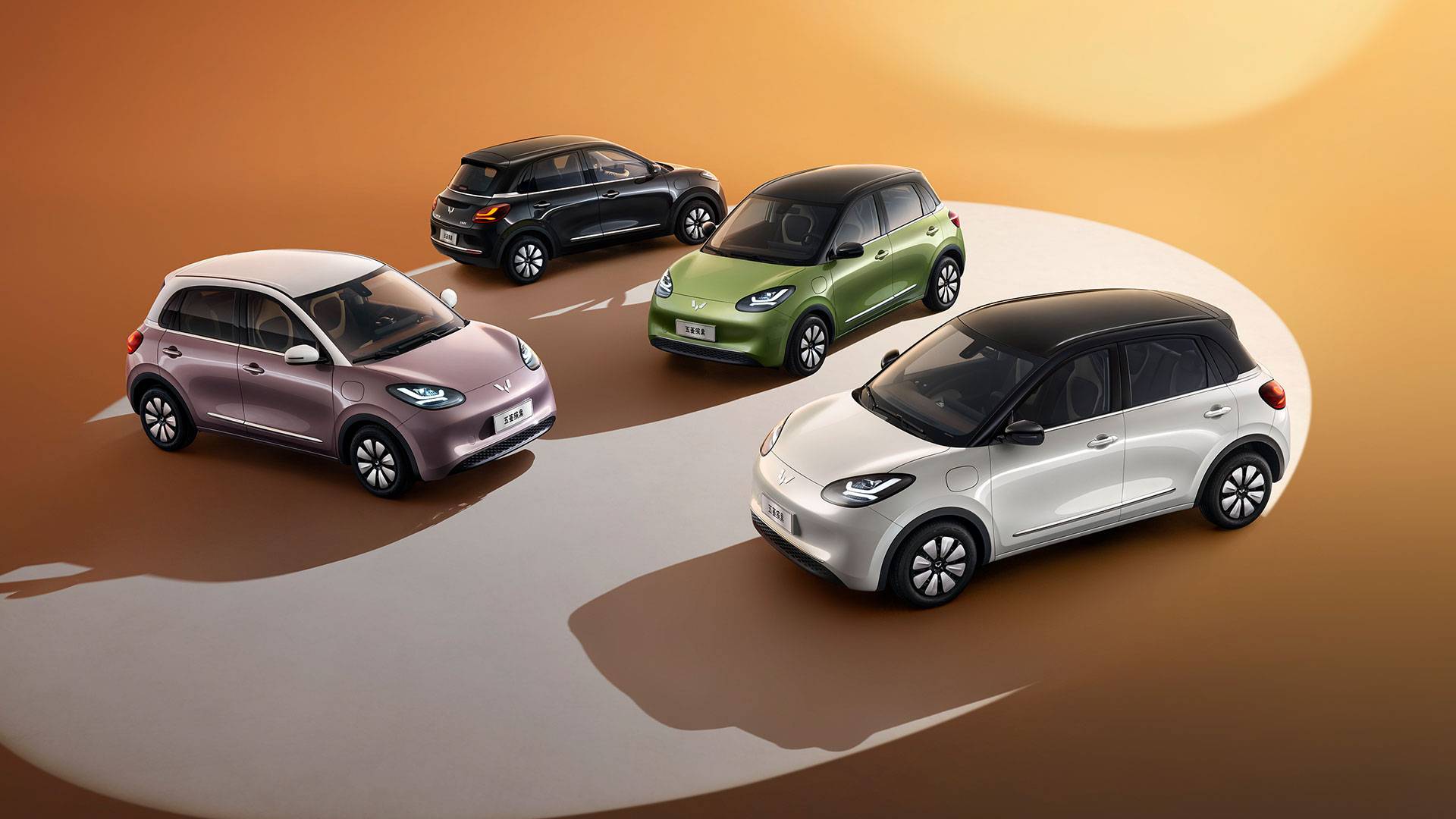 The new car China Wuling Bingo 2023 large space five doopure electric continuous range 333km r pure electric car ev car details