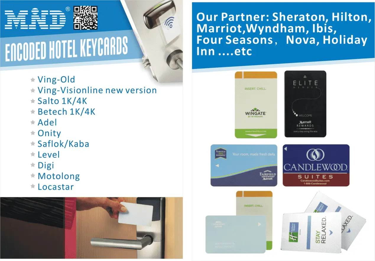 Hilton Marriott RFID Hotel Key Card Solution