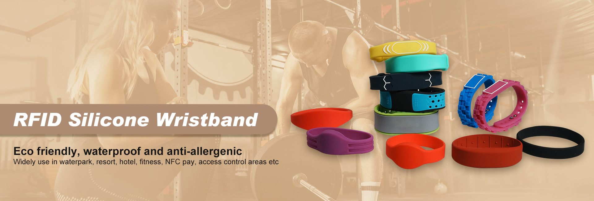 RFID Silicone Wristband Event Ticket Cashless Payment For 2022 FIFA World Cup Qatar