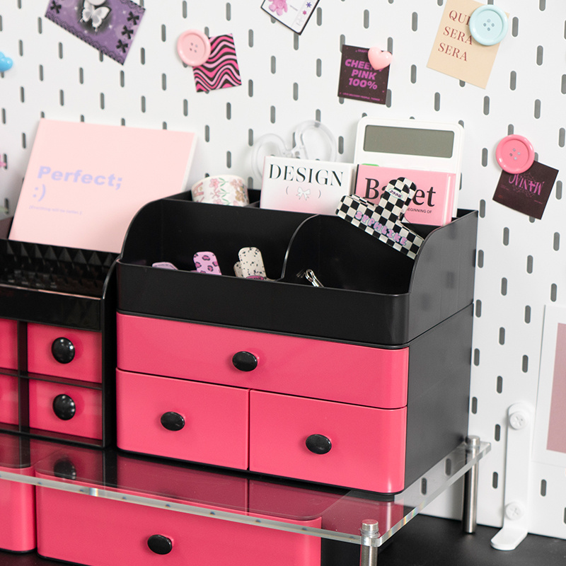 Transform your cluttered vanity into a chic and functional space with a Makeup Skincare Organizer