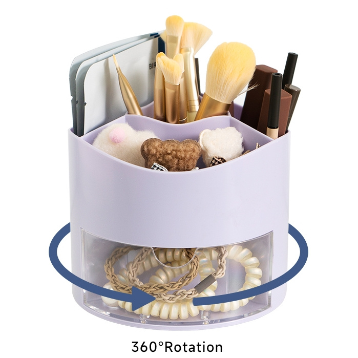 Maximize Your Vanity Space with a Rotating Skincare Organizer